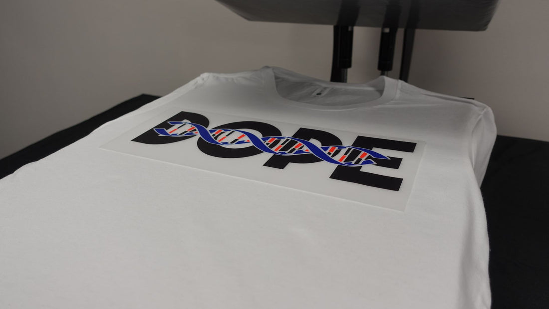 direct to film heat transfer onto shirt